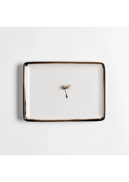 Nash Desenli Sunum Tabağı 13X18 cm