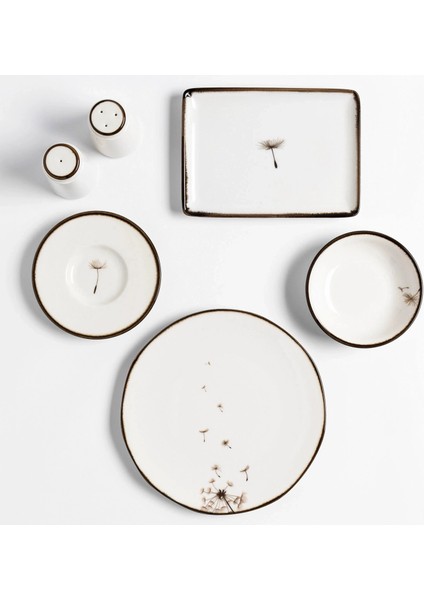 Nash Desenli Sunum Tabağı 13X18 cm modelleri