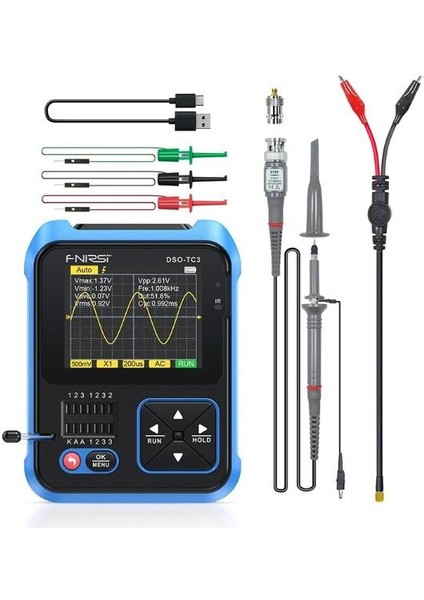 DSO-TC3H Dijital Osiloskop Sinyal Jeneratörü Transistör Test Ci