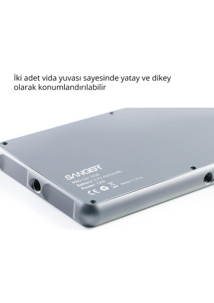 PRO-S21 RGB LED Video Efekt Işığı 21 Mod Renk Ayarlı Kamera ve Telefon Uyumlu Tripod Bağlantılı