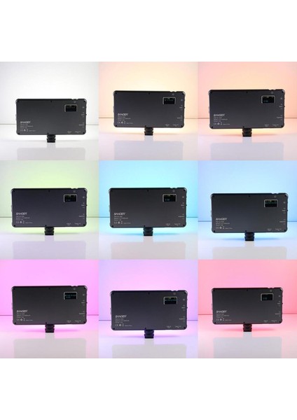 PRO-S21 RGB LED Video Efekt Işığı 21 Mod Renk Ayarlı Kamera ve Telefon Uyumlu Tripod Bağlantılı
