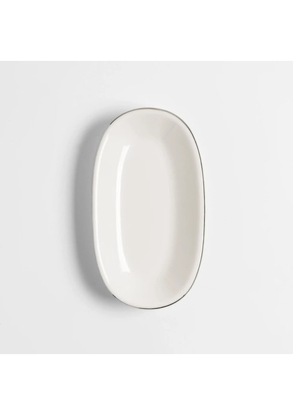 Elias Platin Kayık Tabak 19X11 cm