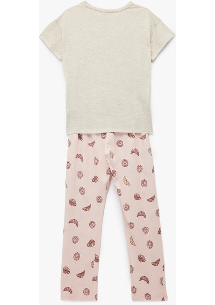 Pamuklu Baskılı Uzun Kollu Pijama Takımı modelleri