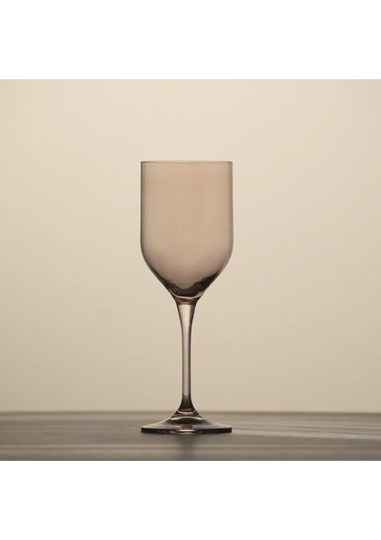 Sunset Kristal Beyaz Şarap Kadehi Pudra 330 cc fiyatları