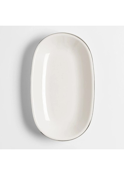 Elias Platin Kayık Tabak 24X14 cm