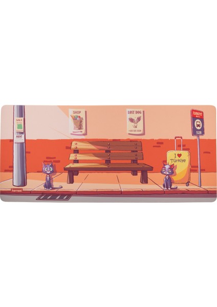 Tanto Edition Gameneko 90X40 cm 5 mm (Speed) Xxl Büyük Boy Gaming Mouse Pad fiyatları