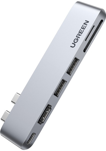 Macbook Pro Air İçin Thunderbolt 3 Type-C HDMI USB 3.0 SD Kart Okuyucu Hub Adaptör 80856