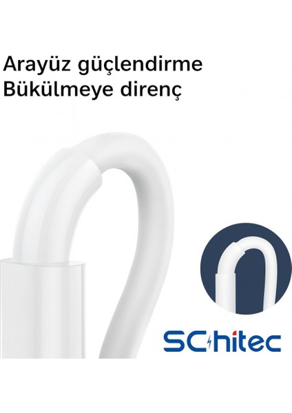 3A 60W Usba To Type-C Hızlı Data ve Şarj Kablosu 2 Metre Beyaz X73 indirimleri