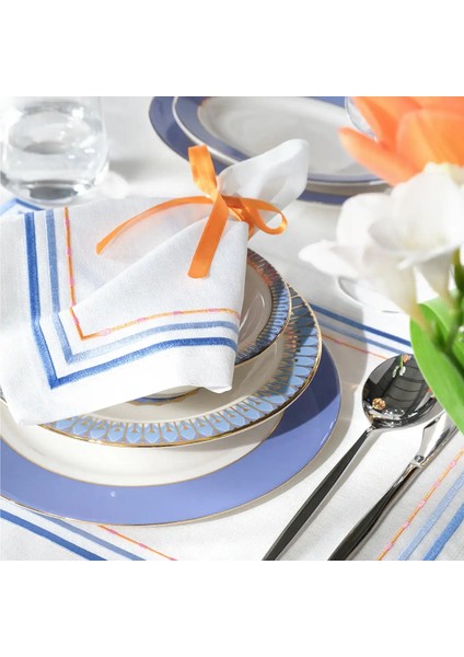 Sahara Peçete Beyaz Mavi 40X40 cm indirimleri