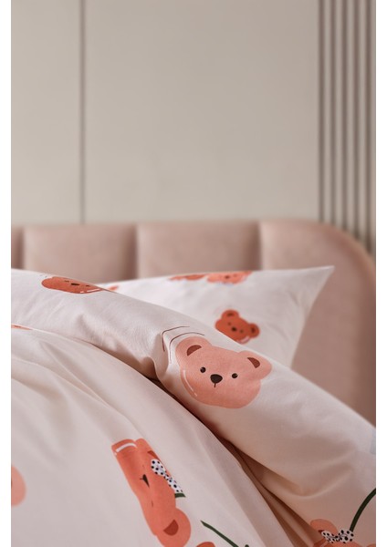 Ranforce Joyful Bearberry Nevresim Takımı Tek Kişilik