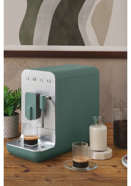 50'S Style BCC02 Espresso Otomatik Kahve Makinesi Emerald Green Special Edition modelleri