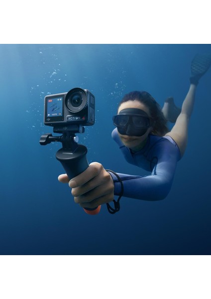 Osmo Action 4 Aksiyon Kamera 1/1,3 inç Sensör f/2.8 Diyafram Yüksek Çözünürlük Siyah Renk