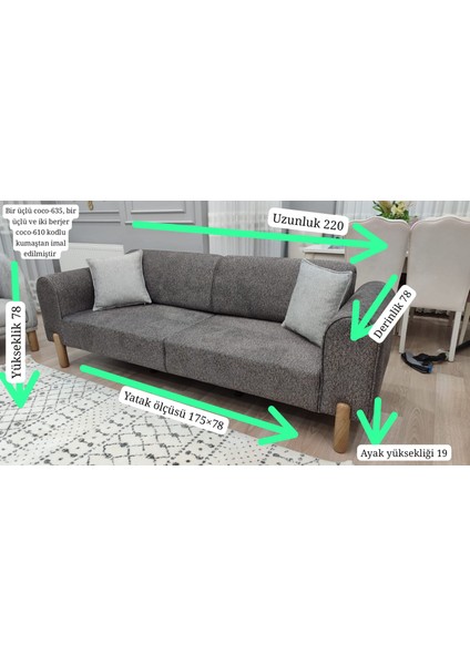 Mimoza Bohem Koltuk Takımı