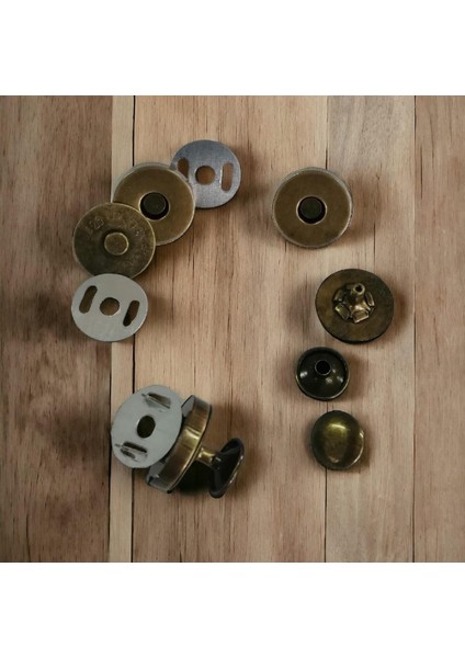 14MM Troklu Çanta Mıknatısı 10 Takım Deri El Aleti