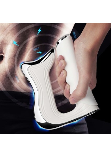 Elektrikli Fasya Bıçağı Boyun ve Omuz Kas Rahatlatıcı 3 Kademeli Titreşimli Masaj Aleti