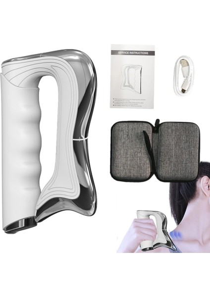Elektrikli Fasya Bıçağı Boyun ve Omuz Kas Rahatlatıcı 3 Kademeli Titreşimli Masaj Aleti indirimleri