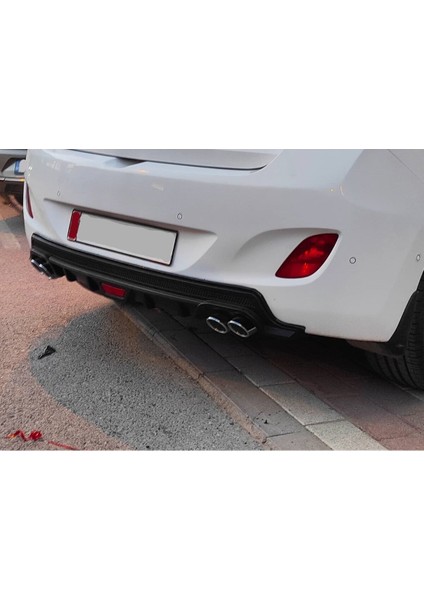 Kia Rio Yeni Kasa Uyumlu Body Kit Difüzör 4 Çıkış Yuvarlak Siyah Model 2 fiyatları