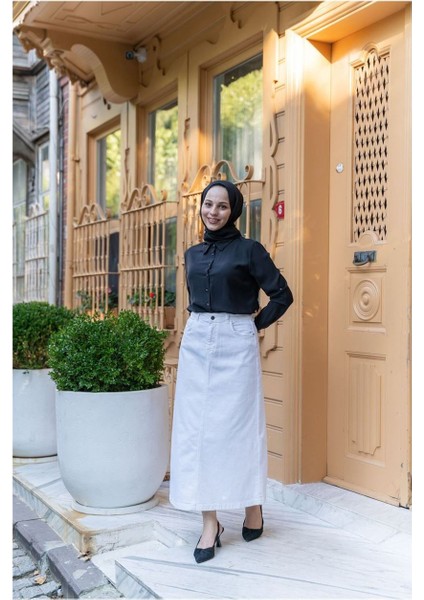 Tesettür Etek- Beyaz fırsatları