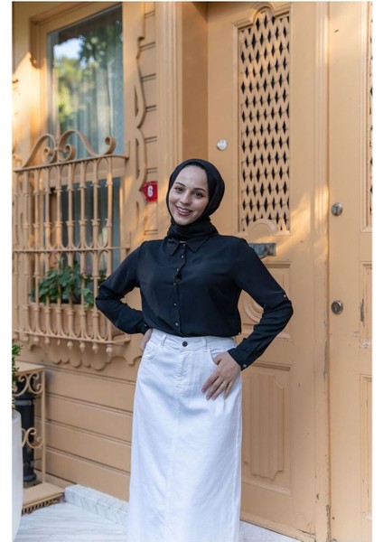 Tesettür Etek- Beyaz indirimleri