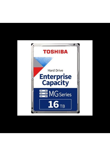 Toshıba Enterprıse, MG09ACA16TE, 3.5", 16TB, 512MB 7200 Rpm, 7/24 Güvenlik, Data Center, Nas, Server, HDD