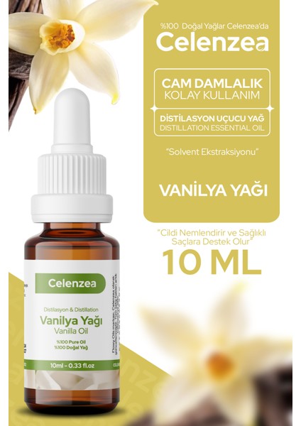 Vanilya Yağı %100 Doğal Bitkisel Uçucu Yağ Vanilla Oil 10 ml