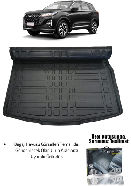 Chery Tiggo 7 Pro / Max 2022+ Uyumlu 4.5d Premium Havuzlu Paspas ve Liner Marka 3D Bagaj Havuzu fiyatları