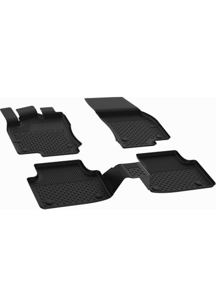 Volkswagen Tiguan 2016-2024 4.5D Havuzlu Paspas Siyah