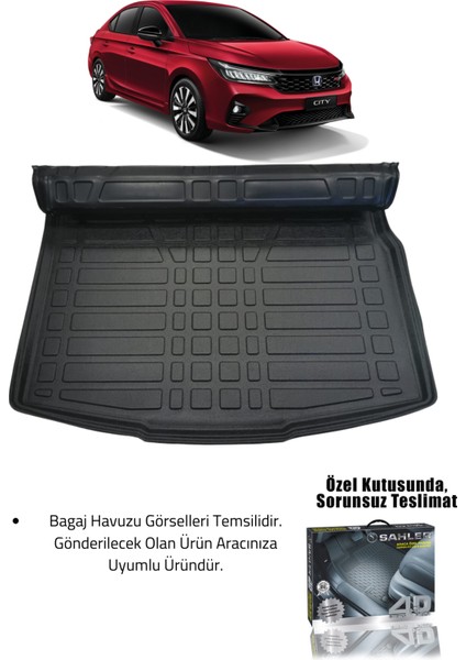 Honda City 2019+ Uyumlu 4.5d Premium Havuzlu Paspas ve Liner Marka 3D Bagaj Havuzu fiyatları