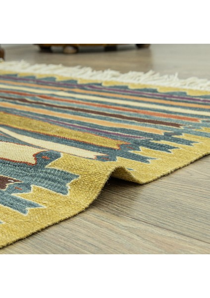 Dali El Dokuma Renkli Kilim 113X172 cm fırsatları