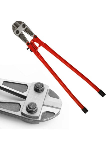 (36'') Kollu Çeneli Kupplon Demir Kesme Makası Çubuk Inşaat Demiri Teli Metal Kesim Makası Cr-V fırsatları