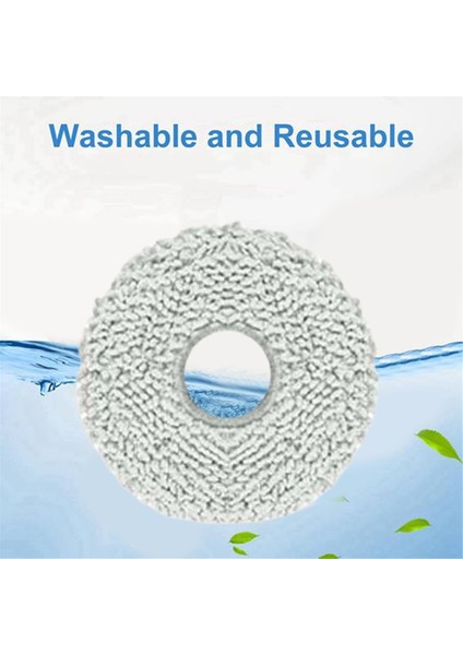 Ecovacs Deebot T50 MAX/T50 PRO/T50 OMNI/T50 Pro OMNI/T50 Max Pro Omni Yedek Parçaları Yeniden Kullanılabilir Yıkanabilir Paspas Pedleri 8 Adet (Yurt Dışından) fırsatları