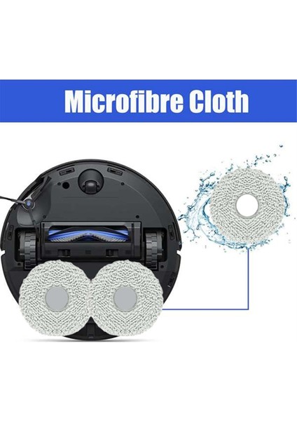 Ecovacs Deebot T50 MAX/T50 PRO/T50 OMNI/T50 Pro OMNI/T50 Max Pro Omni Yedek Parçaları Yeniden Kullanılabilir Yıkanabilir Paspas Pedleri 8 Adet (Yurt Dışından) indirimleri