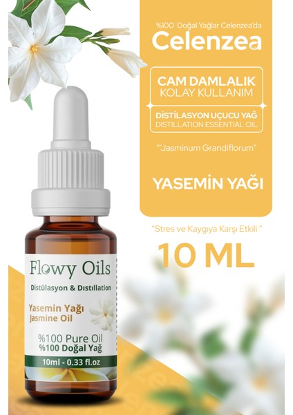 Yasemin Yağı %100 Doğal Bitkisel Uçucu Yağ Jasmine Oil 10 ml
