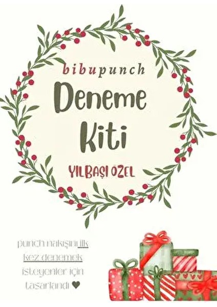 Deneme Seti (Yılbaşı Özel) - Punch Nakışını Merak Edenler ve Denemek Isteyenler Için Deneyim Kiti