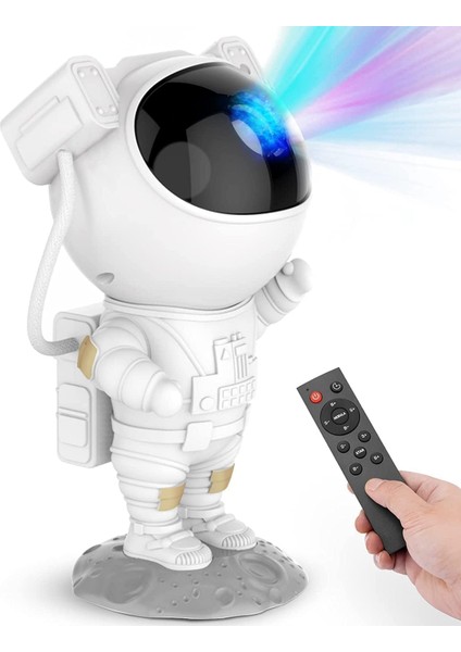 Astronot Gece Lambası , Galaksiler ve Yıldızlar Gökyüzü Projeksiyon Işığı -Uzaktan Kumandalı modelleri