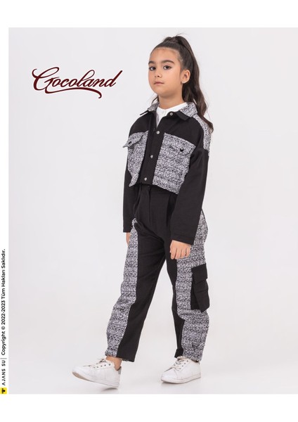 Kız Çocuk Tüvit Ceket Pantolon Gömlek 3'lü Takım fiyatları