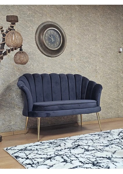 Ikili Istiridye Gold Kaplama Sivriltme Ayak Çay Seti Koltuk Ikili Berjer , Ikili Berjer Koltuk Füme Renk 110 x 48 Boyut/ebat fiyatları