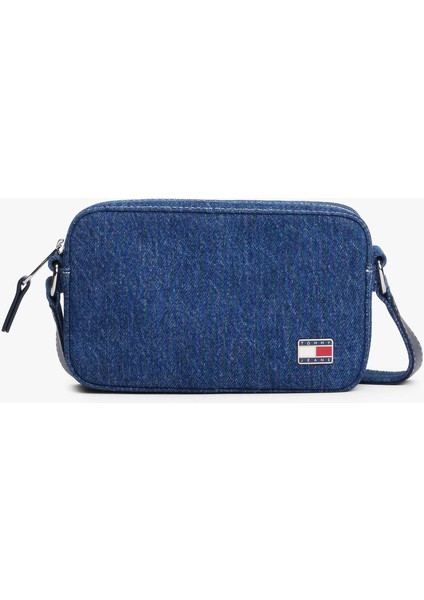 Kadın Mavi Jean Omuz Çantası (AW0AW17874-1AF)