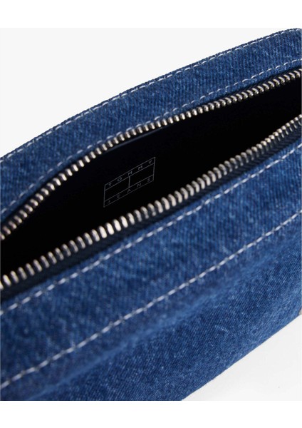 Kadın Mavi Jean Omuz Çantası (AW0AW17874-1AF) fırsatları