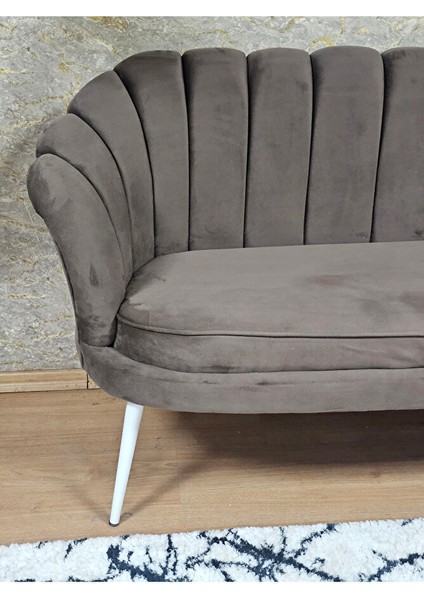 Ikili Istiridye Beyaz Boyalı Sivriltme Ayak Çay Seti Koltuk Tekli Berjer , Ikili Berjer Koltuk Kahverengi Renk 110 x 48 Boyut/ebat fırsatları