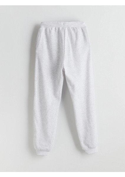 Lcw Kids Gri Kapüşonlu Kız Çocuk Eşofman Takım