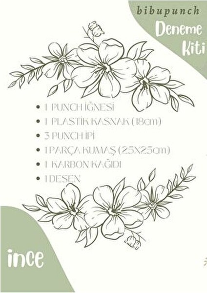 Ince Punch Deneme Seti - Merak Edenler ve Denemek Isteyenler Için Ince Iplerle Punch Deneyim Kiti