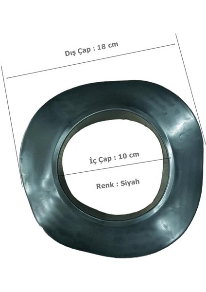Yt552 Siyah Kombi Baca Borusu Contası /baca Lastiği 2Adet fiyatları