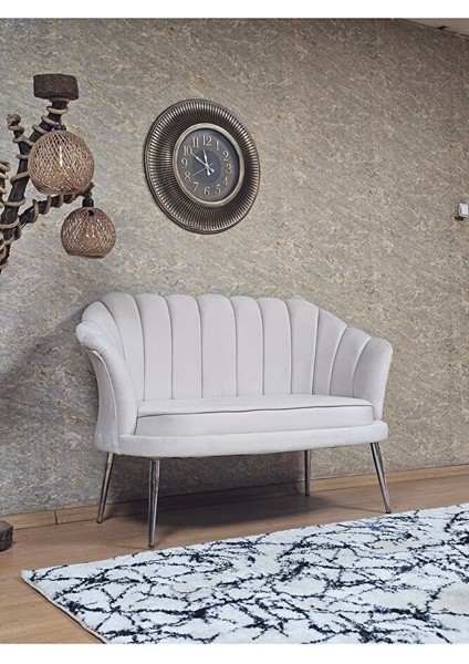 Ikili Istiridye Krom Kaplama Sivriltme Ayak Çay Seti Koltuk Ikili Berjer , Ikili Berjer Koltuk Krem Renk 110 x 48 Boyut/ebat fiyatları