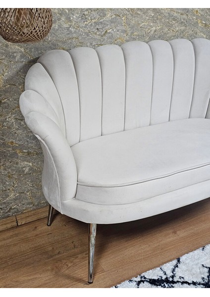 Ikili Istiridye Krom Kaplama Sivriltme Ayak Çay Seti Koltuk Ikili Berjer , Ikili Berjer Koltuk Krem Renk 110 x 48 Boyut/ebat fırsatları