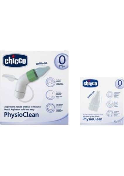PhysioClean Yumuşak Uçlu Silikon Manuel Burun Aspiratörü Ergonomik Taşınabilir 0 Ay Üzeri modelleri