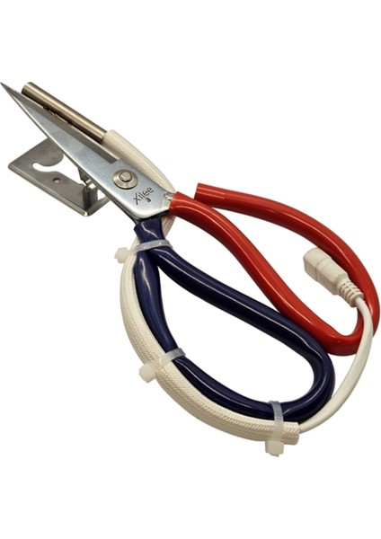 Rezistanslı Sıcak Kumaş Etiket Kurdele Kesim Makası 22CM fiyatları