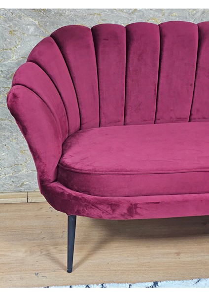 Ikili Istiridye Siyah Boyalı Sivriltme Ayak Çay Seti Koltuk Ikili Berjer , Ikili Berjer Koltuk Bordo Renk 110 x 48 Boyut/ebat fırsatları