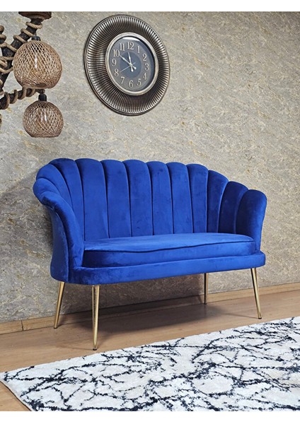 Ikili Istiridye Gold Kaplama Sivriltme Ayak Çay Seti Koltuk Ikili Berjer , Ikili Berjer Koltuk Mavi Renk 110 x 48 Boyut/ebat fiyatları