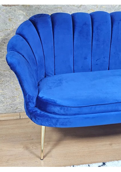 Ikili Istiridye Gold Kaplama Sivriltme Ayak Çay Seti Koltuk Ikili Berjer , Ikili Berjer Koltuk Mavi Renk 110 x 48 Boyut/ebat fırsatları